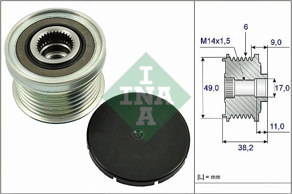 Alternator Freewheel Clutch